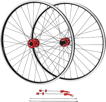 29 inch Mountain Bike Wheel Kit, MTB Wheelset Front & Rear Wheel Set Rims Hub, Aluminum Alloy Rim Disc Brake MTB Wheelset, Disc Brake MTB Wheelset for Cassette Bicycle Wheelset