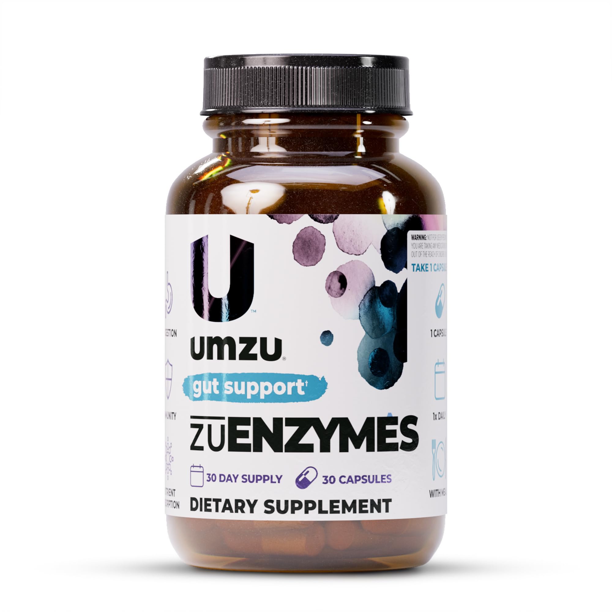 UMZU zuEnzymes Digestive Enzyme Supplement, 30 Day Supply