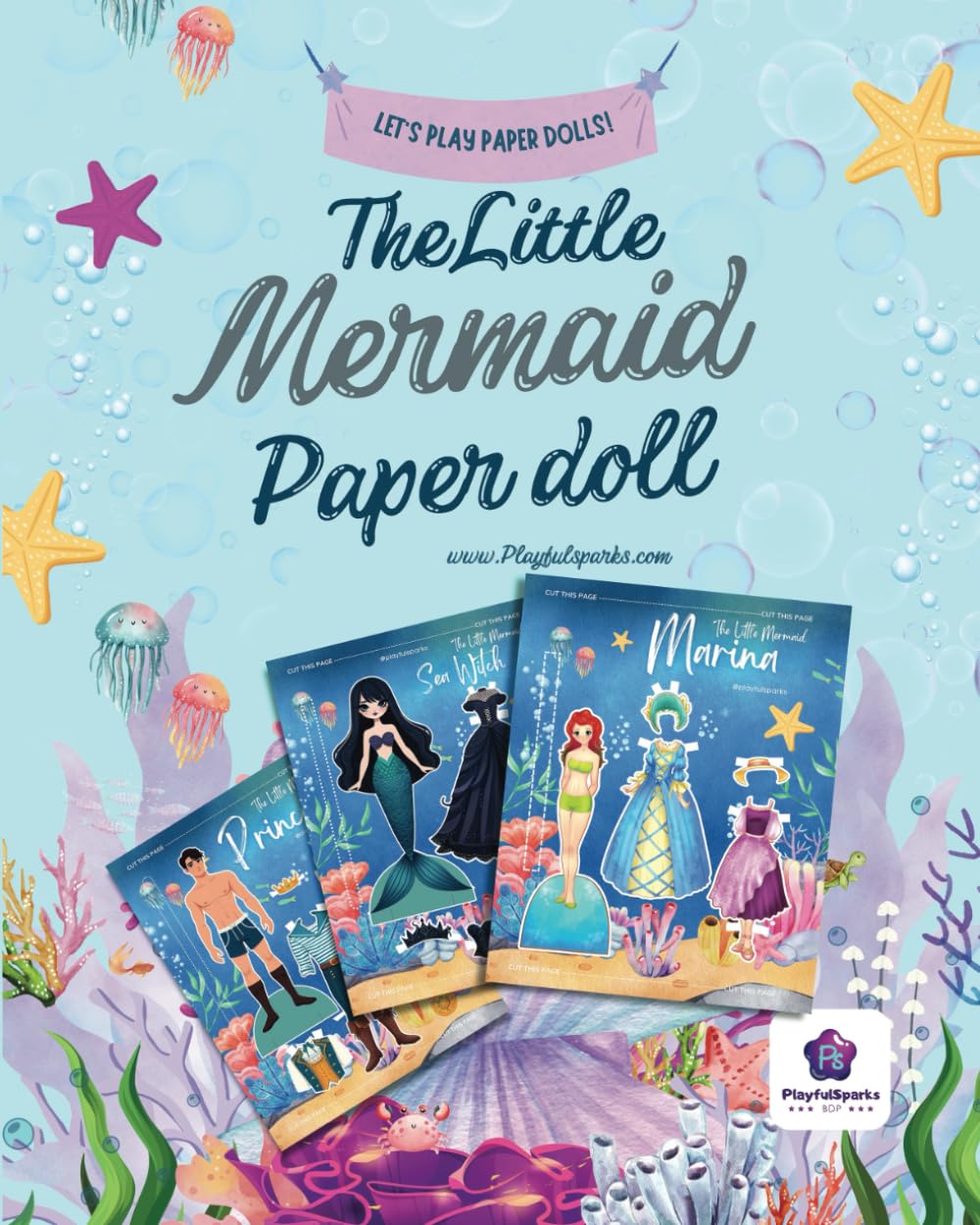 The Little Mermaid Paper Doll: Dive into a World of Imaginative Play and Fashion Fun!