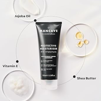 ManCave Natural SPF 20 Protective Moisturiser 100ml