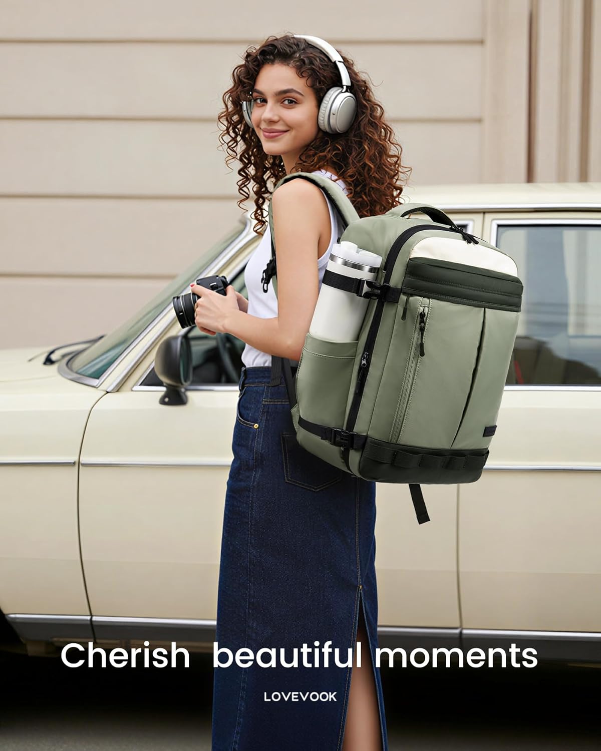 LOVEVOOK Camera Bag Backpack for Photographers, Professional DSLR, SLR & Mirrorless Camera Case, Carry On Personal Item Bags for Women Men, TSA 40L Travel Essentials Compatible with Canon/Nikon/Sony