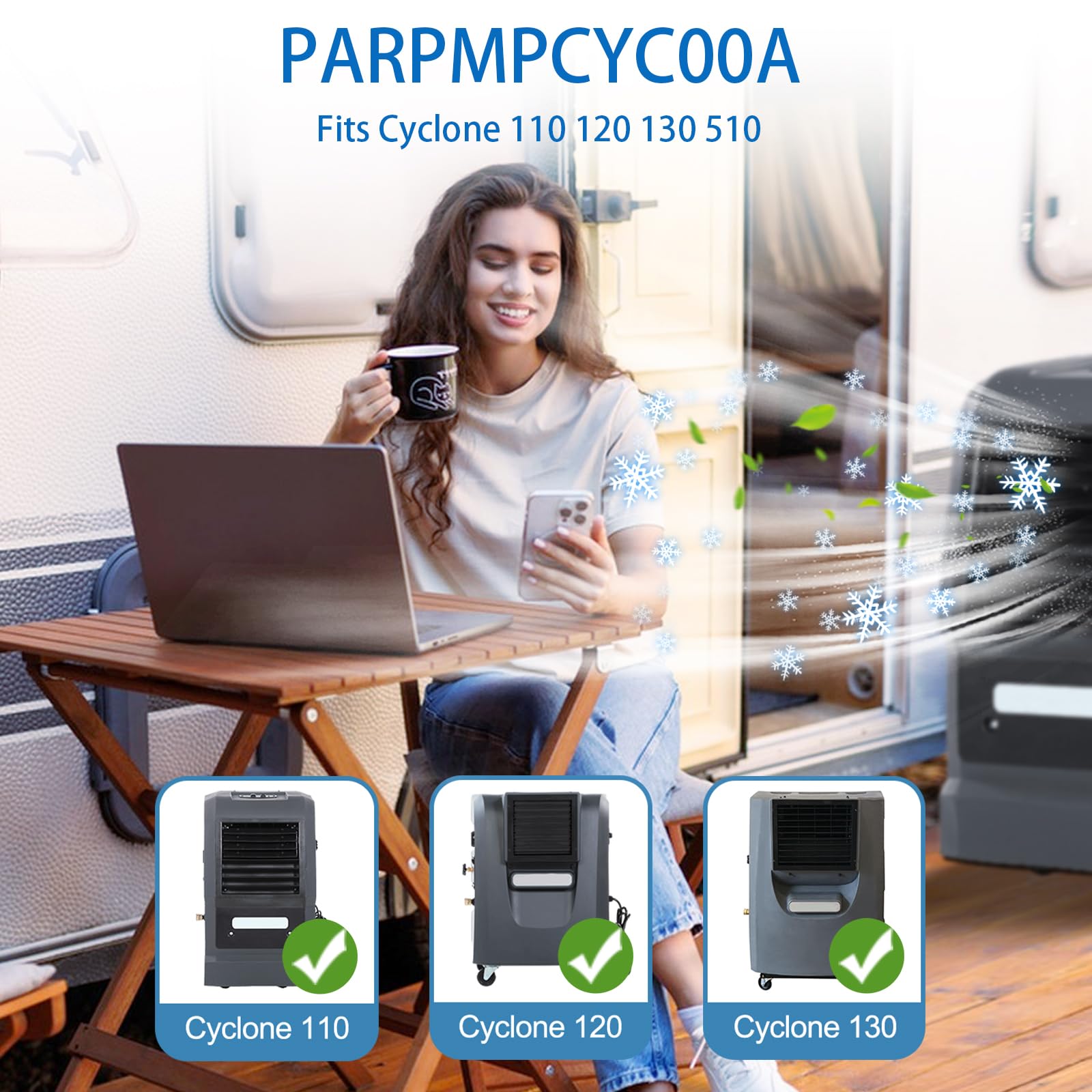 PARPMPCYC00A - Bomba para enfriadores evaporativos Cyclone 110 120 130 4