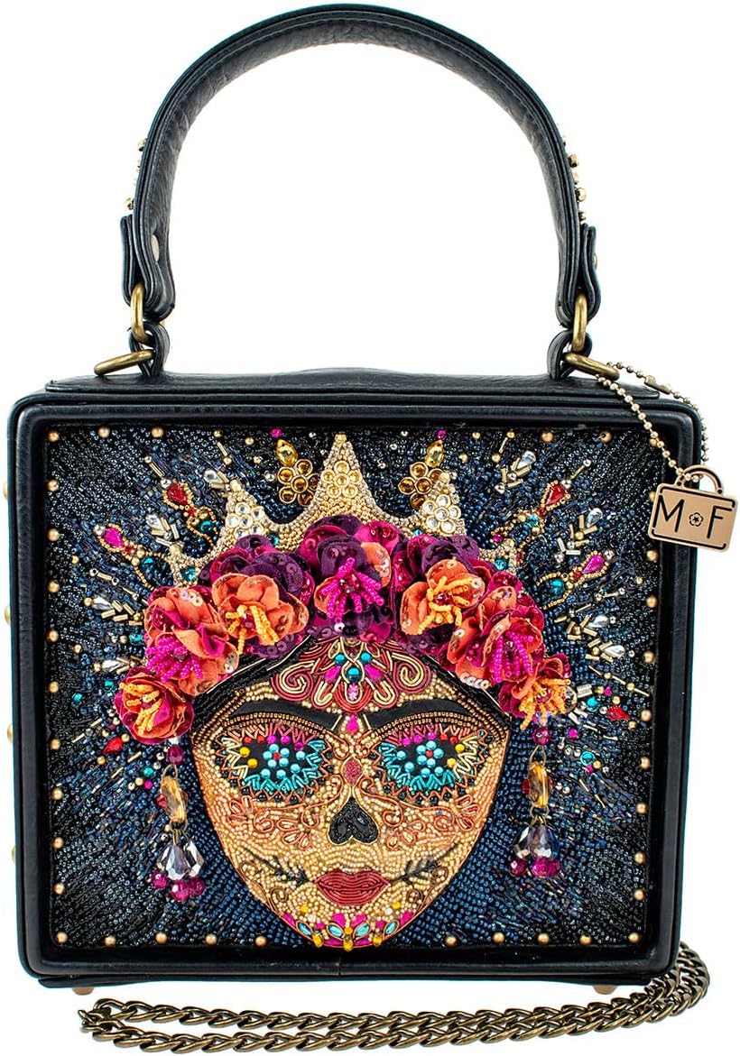 Mary Frances La Reina トップハンドル シュガースカル ハンドバッグ