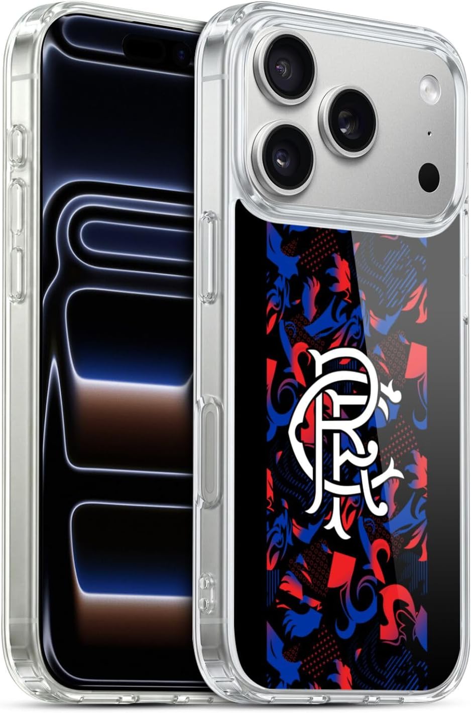 Head Case Designs Officially Licensed Rangers FC Third 2024/25 Kit Gel Case [Military Grade Protection] Compatible with Apple iPhone 17 Pro