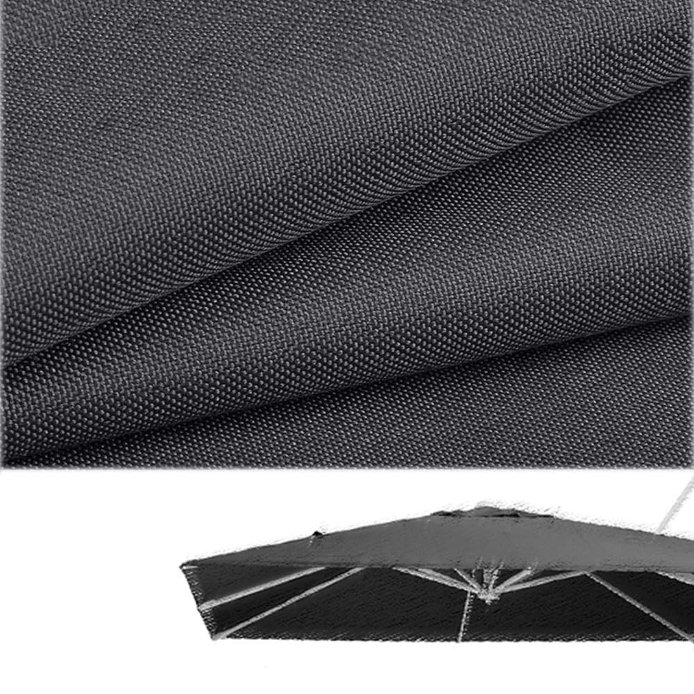 Ciężarki podstawy parasola wspornikowego 300 cm - Khaki pokrowiec na patio na parasole z 8 żebrami, 2,5 x 2,5 m - Heavy-Du, odporny na warunki atmosferyczne na zewnątrz solut