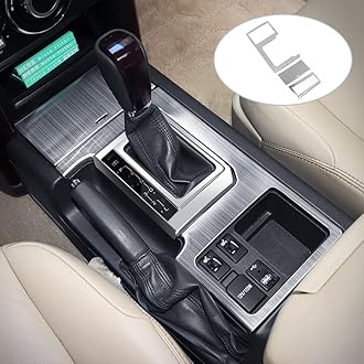 For Toyota Land Cruiser Prado 150 2010-2017 Interior Decorative Modification Accessories Central Gearbox Panel Lc150 Fj150 (Silver【B】 Style)
