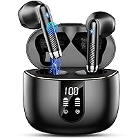 Cuffie Bluetooth 5.4, 2026 Auricolari Bluetooth 56Ore 6D Stereo Cuffie Wireless In Ear con 4 ENC Mic