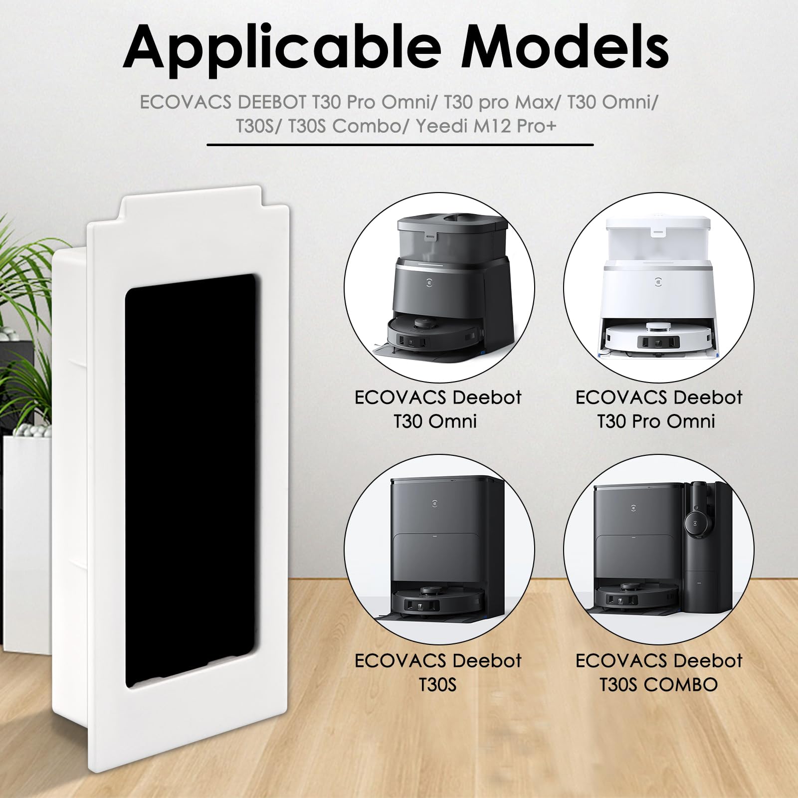 Amazon.com: (5 Pack) T30S Replacement HEPA Filter for ECOVACS