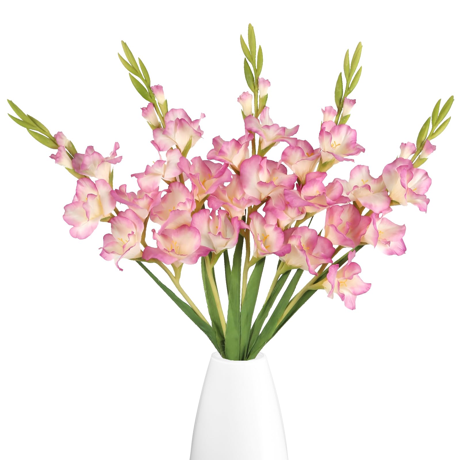 ICBOX 5 PCS Gladiolus Artificial Flowers