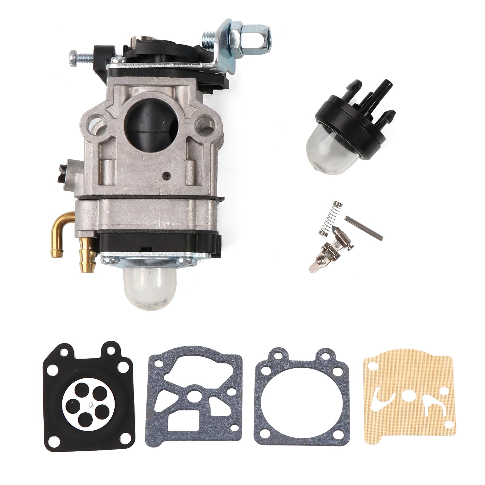 Maxtonser Brush Cutter Grass Trimmer Carburetor 43CC Cg430 40F-5 Brush Cutter Grass Trimmer Carburetor with Repair Kits Spare Part
