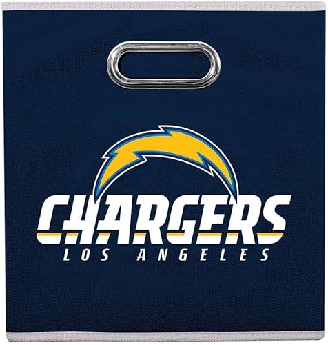 Miniatura 70 de Cubo de almacenamiento Franklin Sports, de tela, del equipo de la NFL, apto para adaptarse a contenedores de almacenamiento (11 x 10.5 x 10.5), San