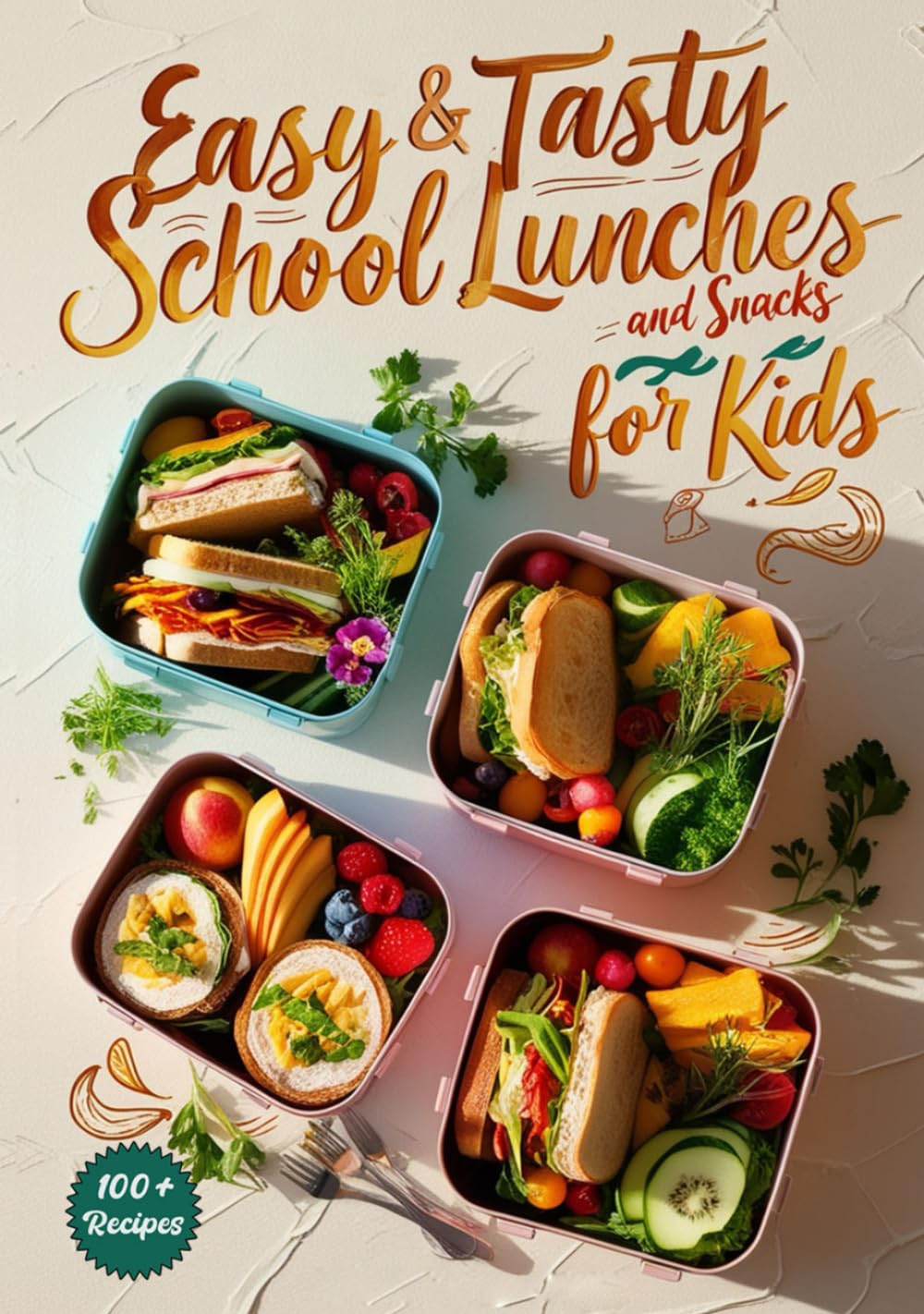 Easy & Tasty School Lunches and Snacks for Kids: 100+ No-Stress School Lunch Recipes Boys and Girls Will Love, easy Meal Planning for Kids and quick Ideas for Busy Families