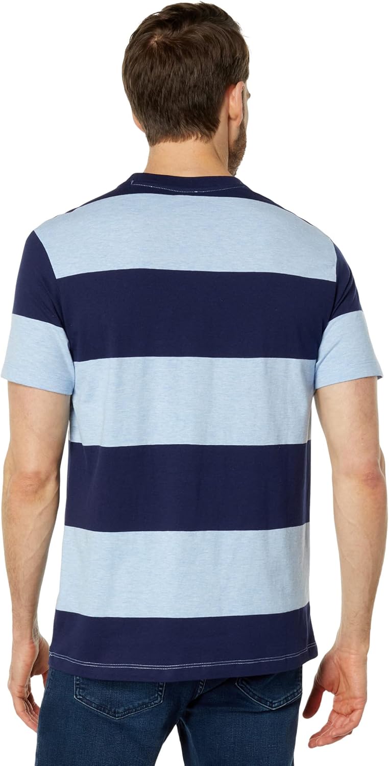 RUGBY STRIPE JERSEY T-SHIRT WITH POCKET - Image 2