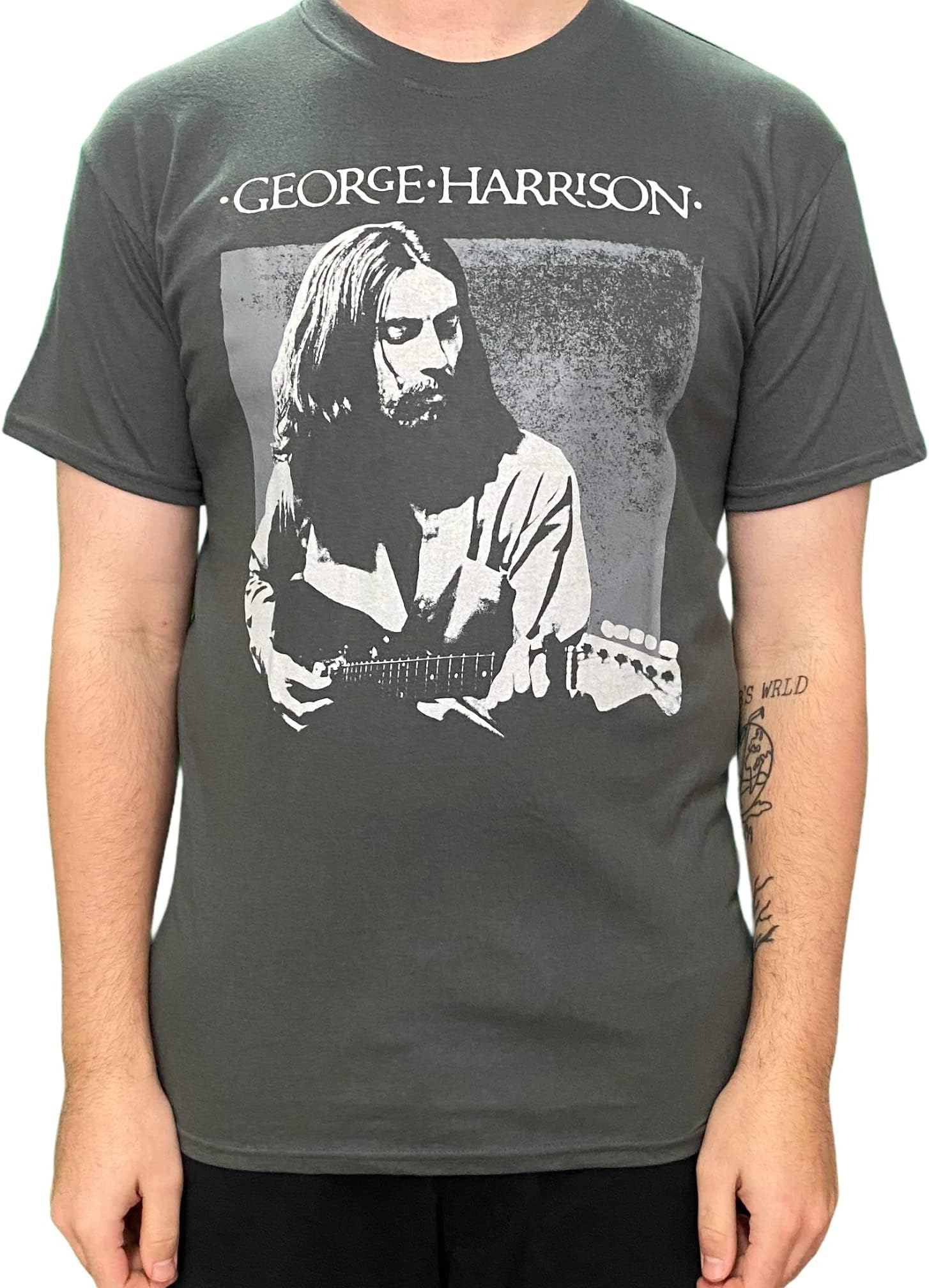 George HarrisonMen's Live Portrait Short Sleeve T-Shirt