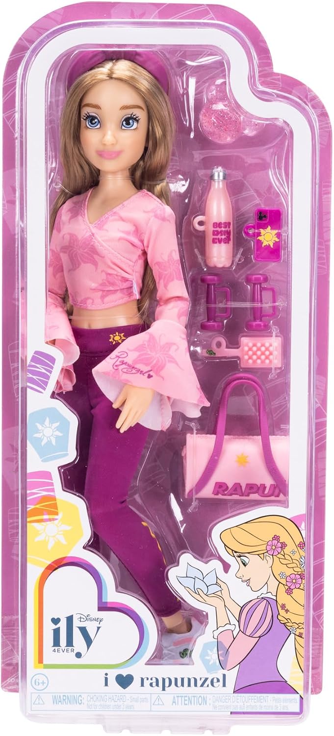 Disney ILY 4EVER Fashion Dolls Rapunzel Inspired 11.5" Tall with 13 Points of Articulation