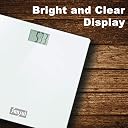 Sansui Digital Personal Human Body Weighing Scale, Bathroom Weight Machine with Large LCD Display, 150 kg (White) gallery image