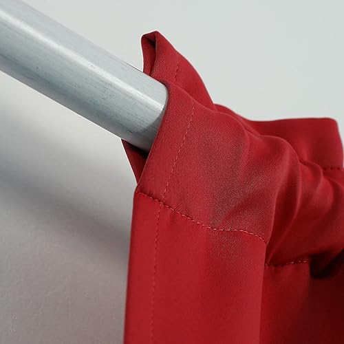 Miniatura 7 de Cortinas opacas Deconovo con barra en tamaño de 42 pulgadas, un panel