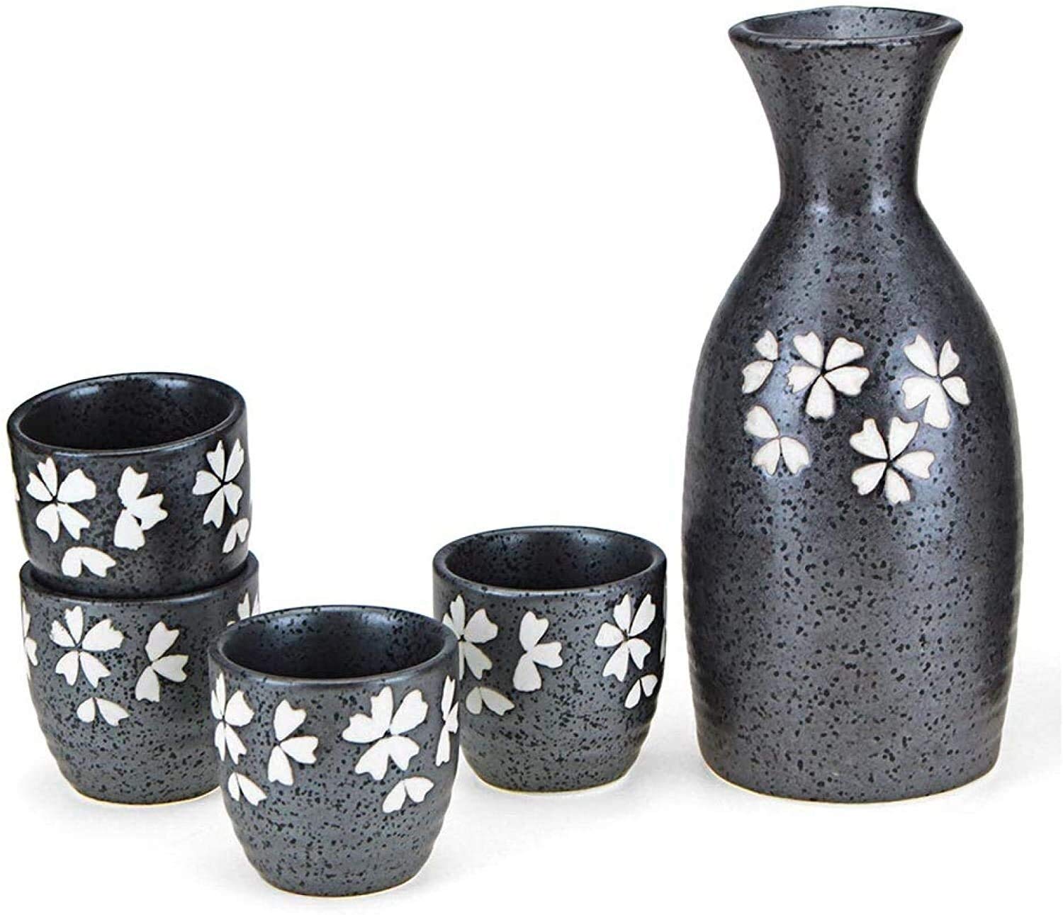 Juego de sake CHFYIJYHM de 5 piezas, el regalo perfecto para amantes de Japón