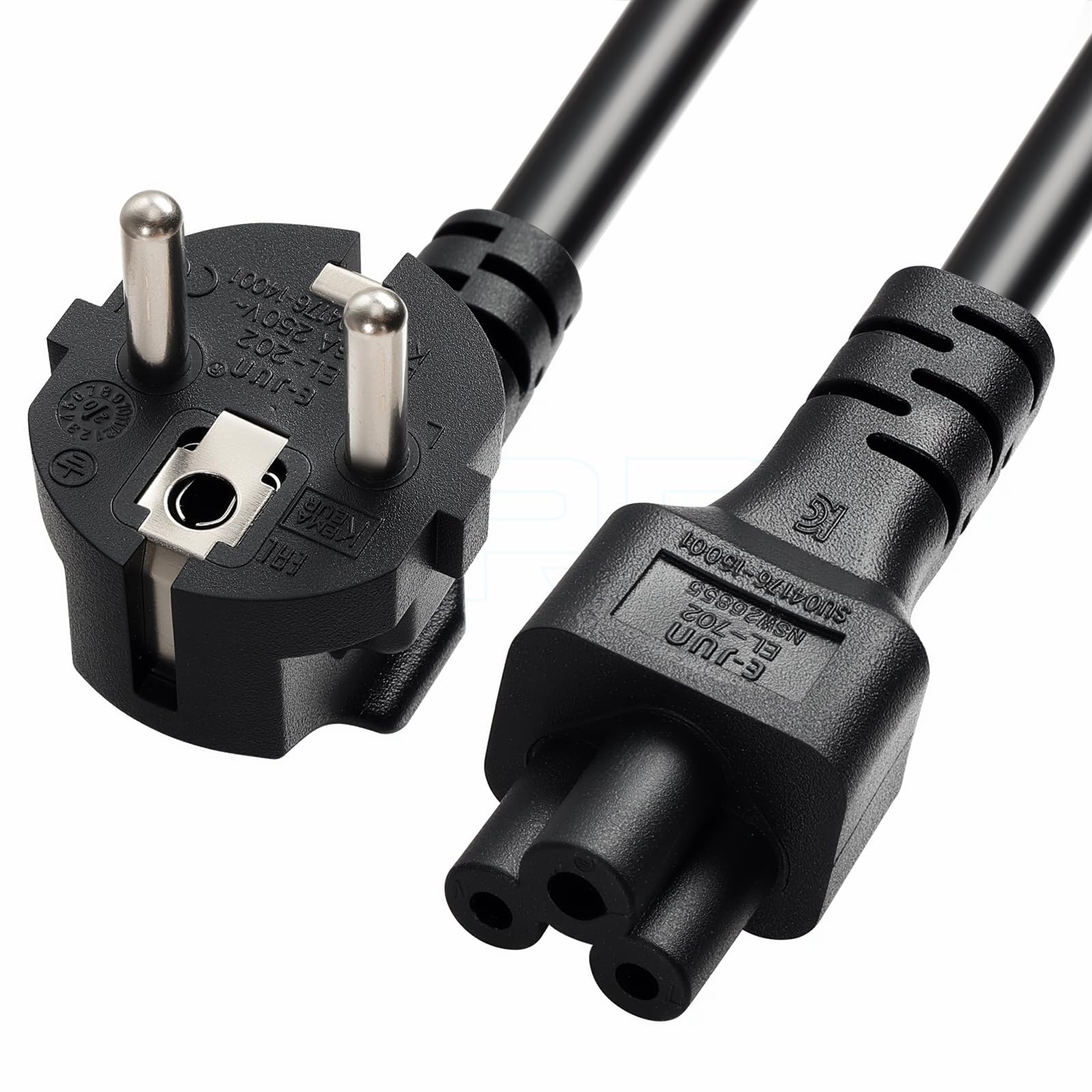 デコノフ　e Amazon.com: IEC C5 Plug to Europe Schuko CEE 7/7 Socket Extension