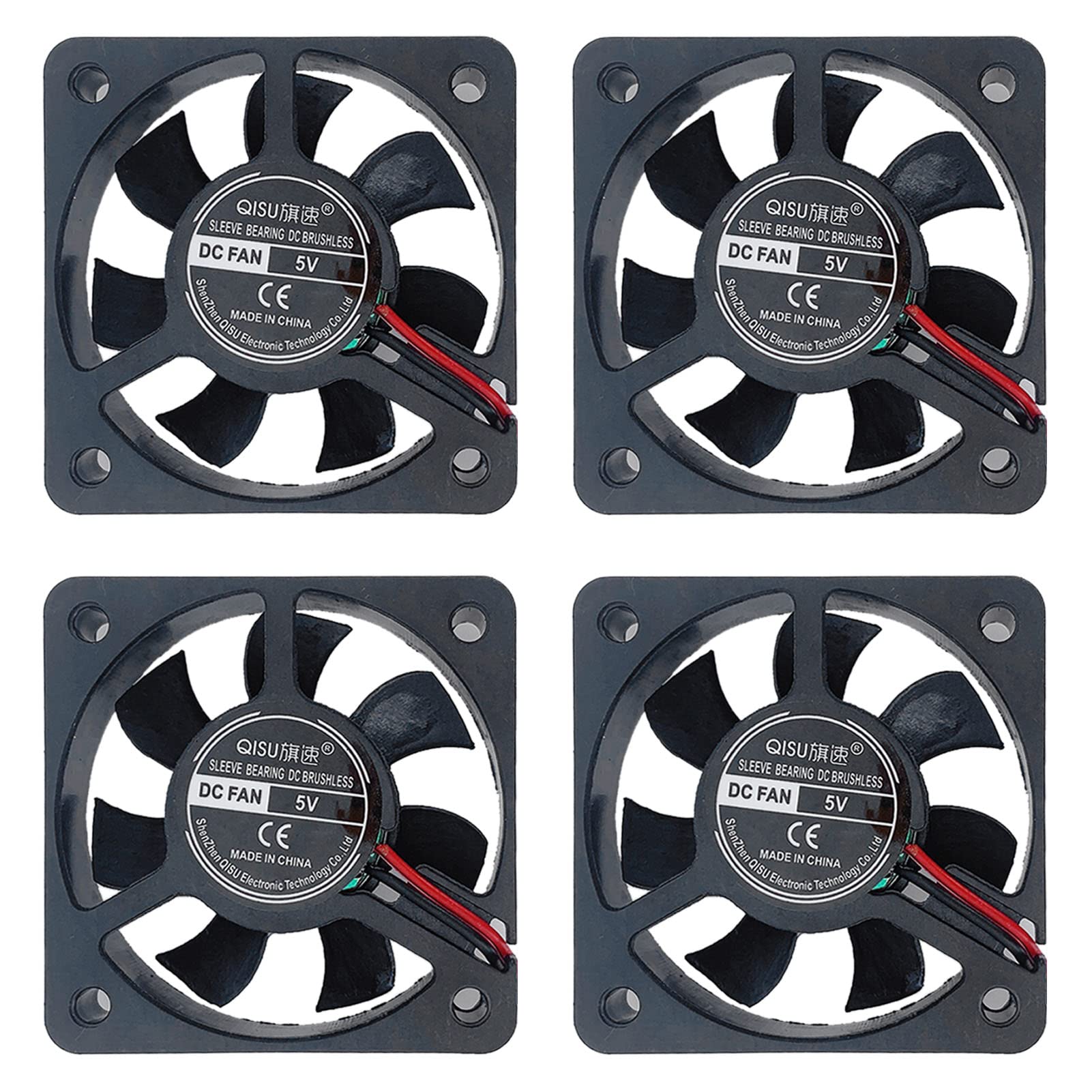 Amazon.co.jp: PENGLIN 4PCS 冷却ファン 5010 5V スリーブベアリング