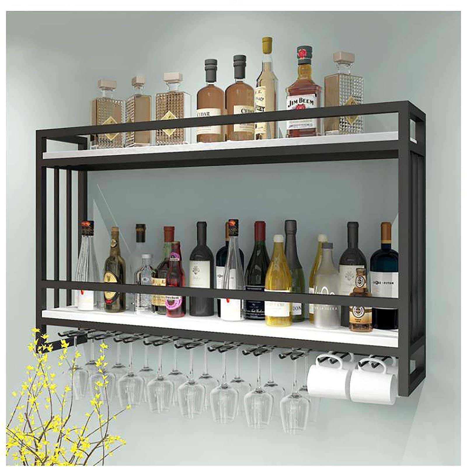Armoire à vin murale pour gagner de la place et ranger ses verres