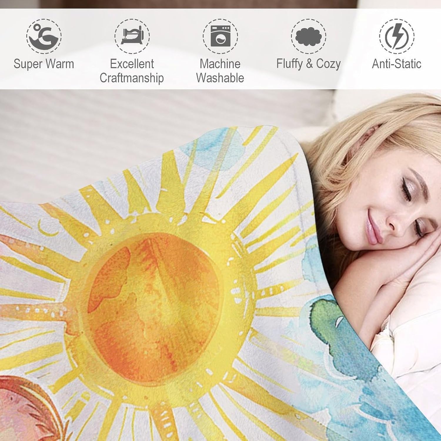 Ultra-Soft Micro Fleece Blanket Boy Throw Blanket Lightweight Flannel Fuzzy Blanket Soft Cozy Air Conditioning Quilt Warm Throw Blanket All Seasons for Bed Couch Living Room Sofa 60"x80"