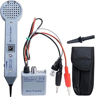 Tone Generator and Probe Kit, Toner Electrical Tool, Tone Generator kit, Wire Tracer Circuit Tester, 200EP High Accuracy Cable Tester, 77HP2 Tone and Probe Kit
