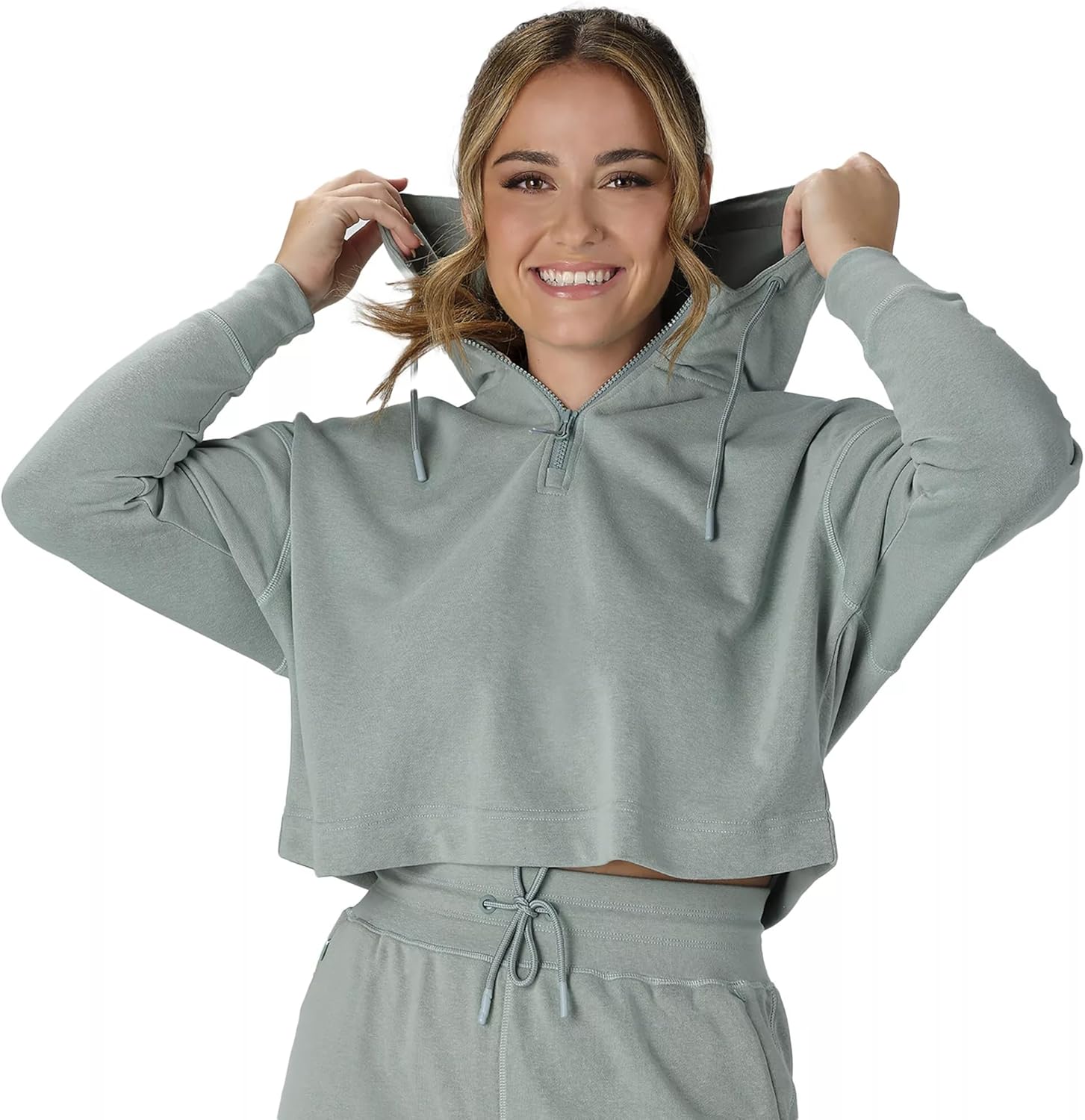 Easton | Women’s Cropped Hoodie | Jen Schro All Day All Night Collection | Adult XX-Large – Adult X-Small | Multiple Colors