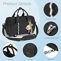 Vista 7 de Bolsa de gimnasio antirrobo, Negro