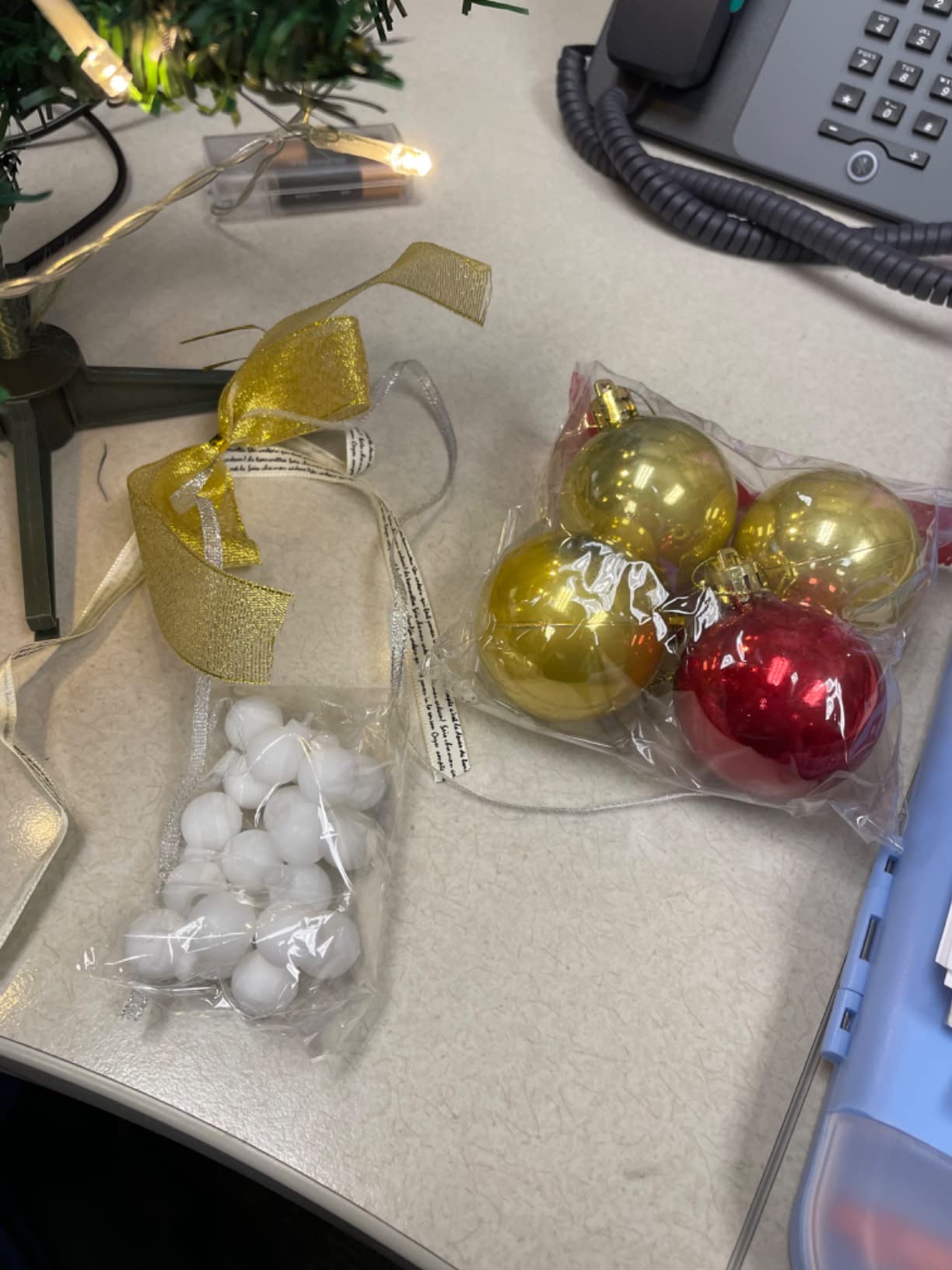 3/mo Finance Mini Christmas Tree Decorations with Light 18 Inch