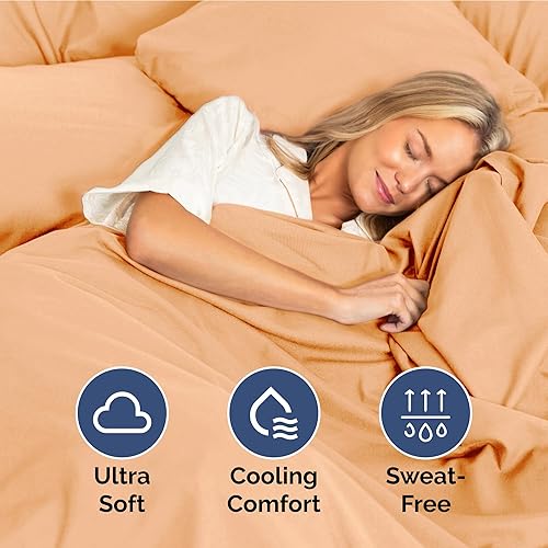 Vista 1879 de Juego de sábanas de 4 piezas tamaño king, extrasuaves, transpirables y refrescantes con esquinas profundas, sábanas de fácil ajuste y sin arrugas