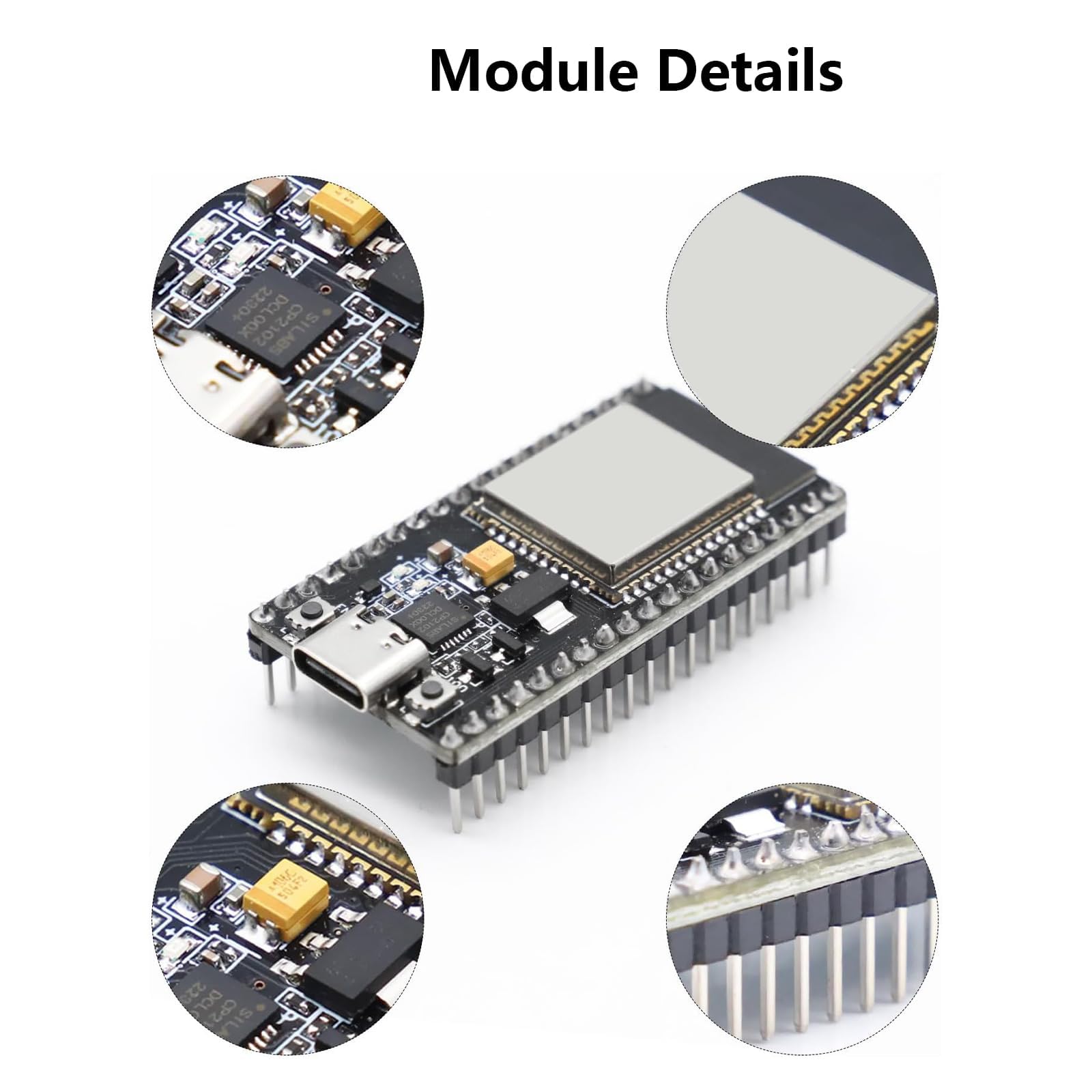 RUIZHI ESP32 USB C ESP32 CP2012 Module, ESP32 NodeMCU Lua ESP