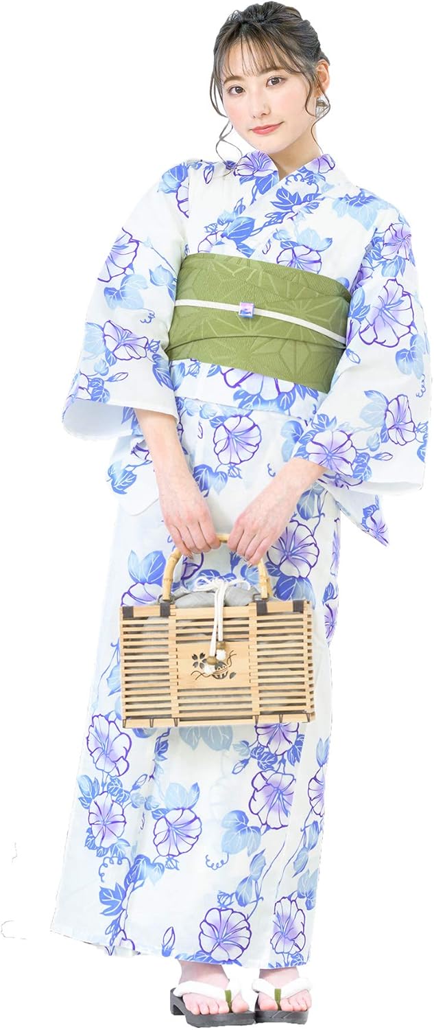 【如月の椿（墨色）】Dita ディータ 浴衣 5点セット 如月の椿（墨色）】Dita ディータ 浴衣 5点セット オンライ