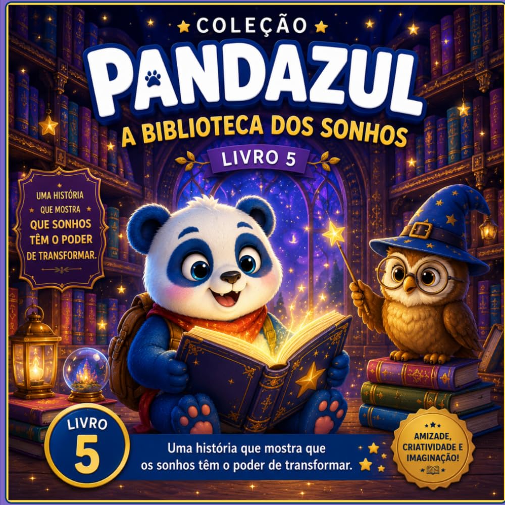 Pandazul e a Biblioteca dos Sonhos (Coleção Pandazul)