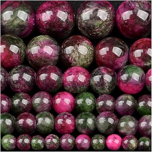 90 cuentas de piedras preciosas reales de 0.157 pulgadas (0.157 in), cuentas de piedra natural redondas sueltas de cuarzo cuentas espaciadoras para