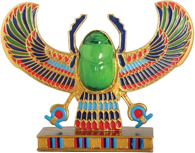 Egyptian Winged Scarab Collectible Ancient Egypt Figurine