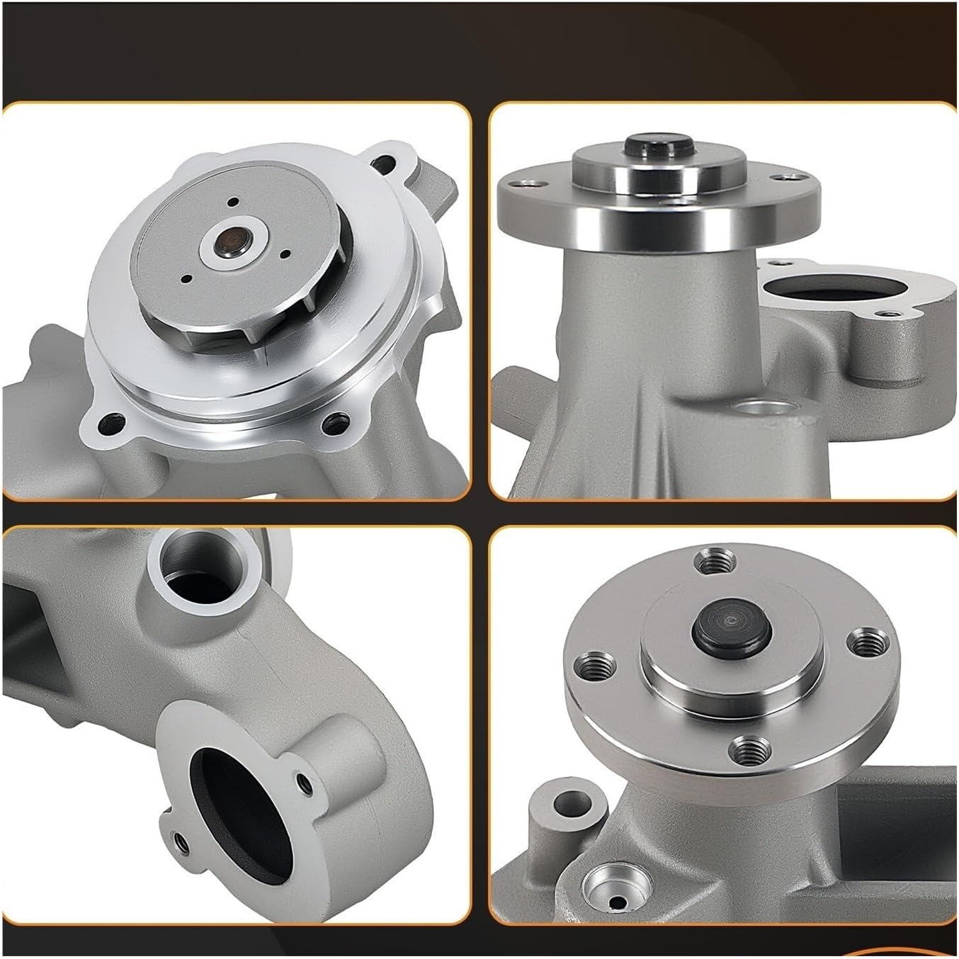 Engine Water Pump For 302Cu.In. 5.0L V8 4-Bolt Flange 2011-2018 BR3Z8501C