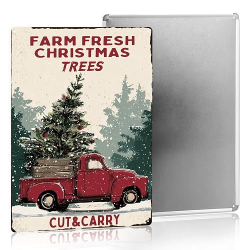 Christmas Room Decor Farm Fresh Christmas Tree Winter Decor Vintage