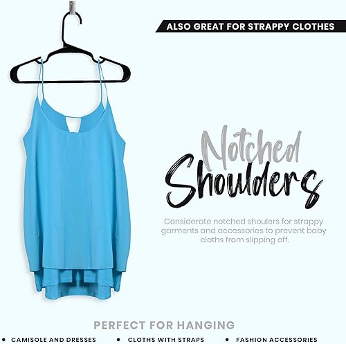 Miniatura 6 de Utopia Home Paquete de 40 perchas para niños, perchas de plástico de 11.5 pulgadas para armario, perchas para ropa y perchas infantiles para