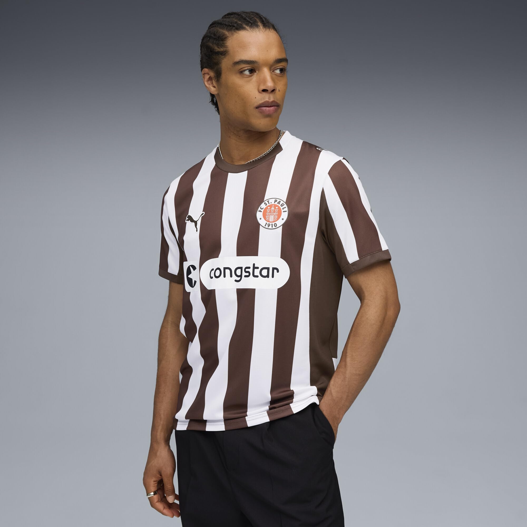 Puma FC St.Pauli Home Jersey T-Shirt Uomo (Pacco da 1)