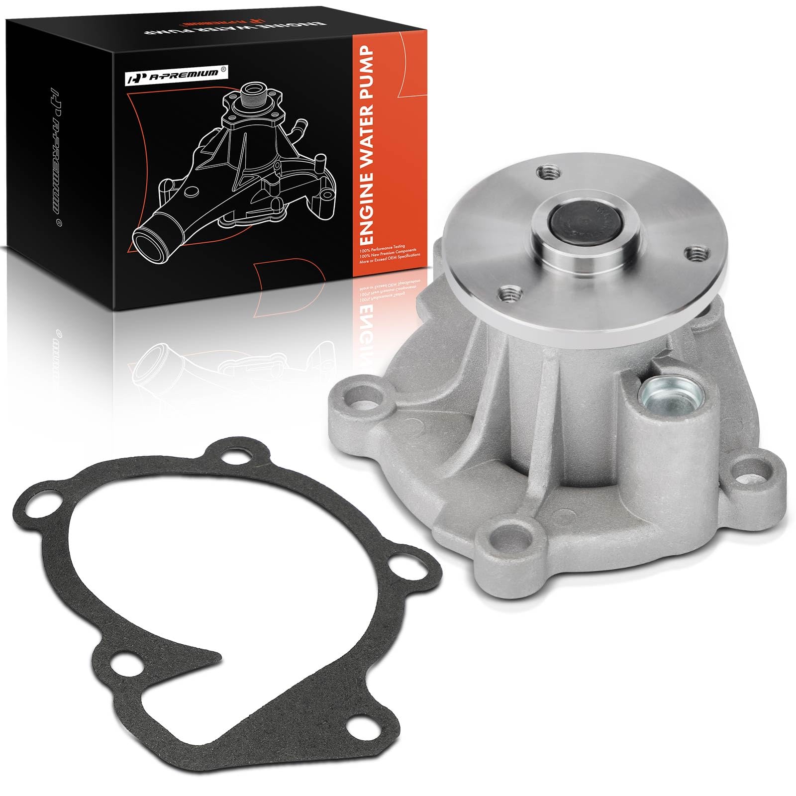 A-Premium Engine Water Pump Compatible with Hyundai Genesis Coupe 2010-2014 L4 2.0L