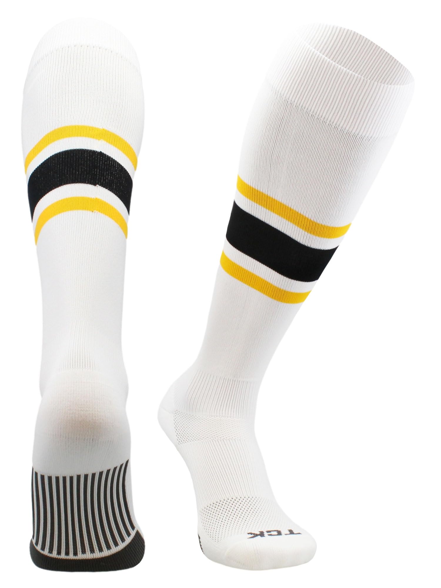 TCK Dugout Striped Baseball Socks &amp; Softball Socks for Kids and Adults