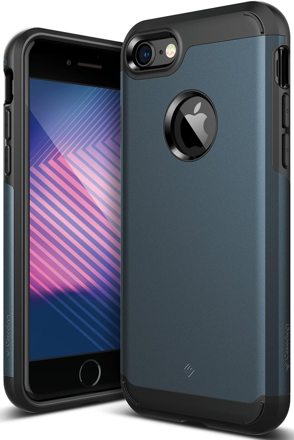 Caseology Legion for Apple iPhone 7 Case (2016) - Dual-Layer Armor - Deep Blue