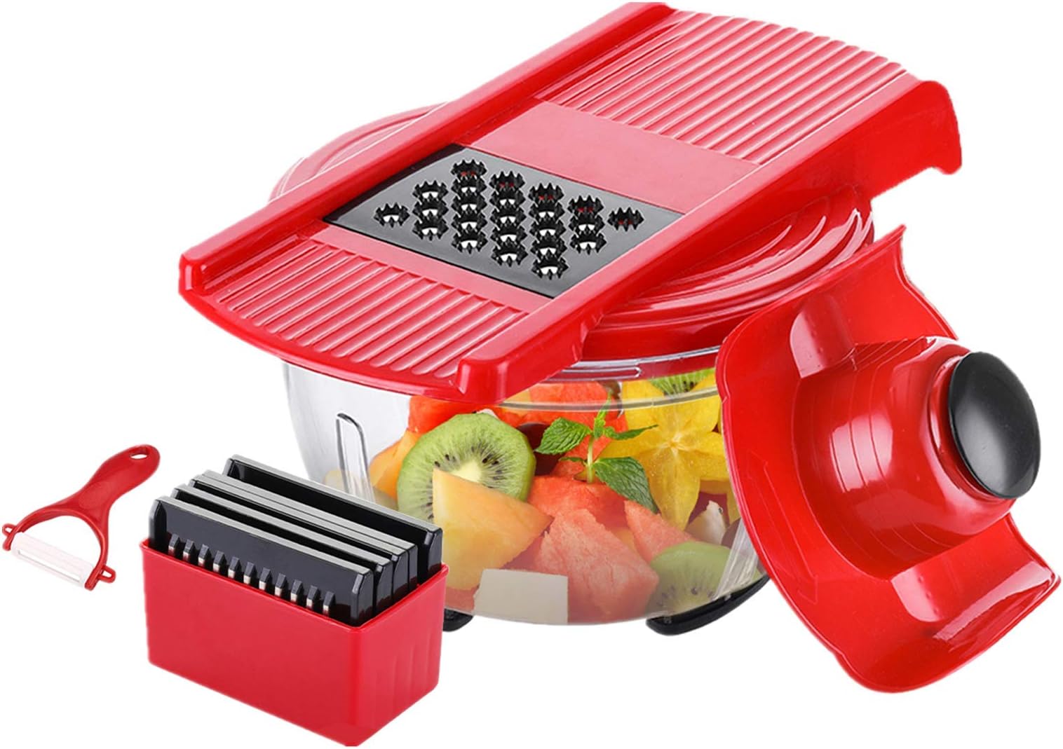 Large capacity mandoline slicer