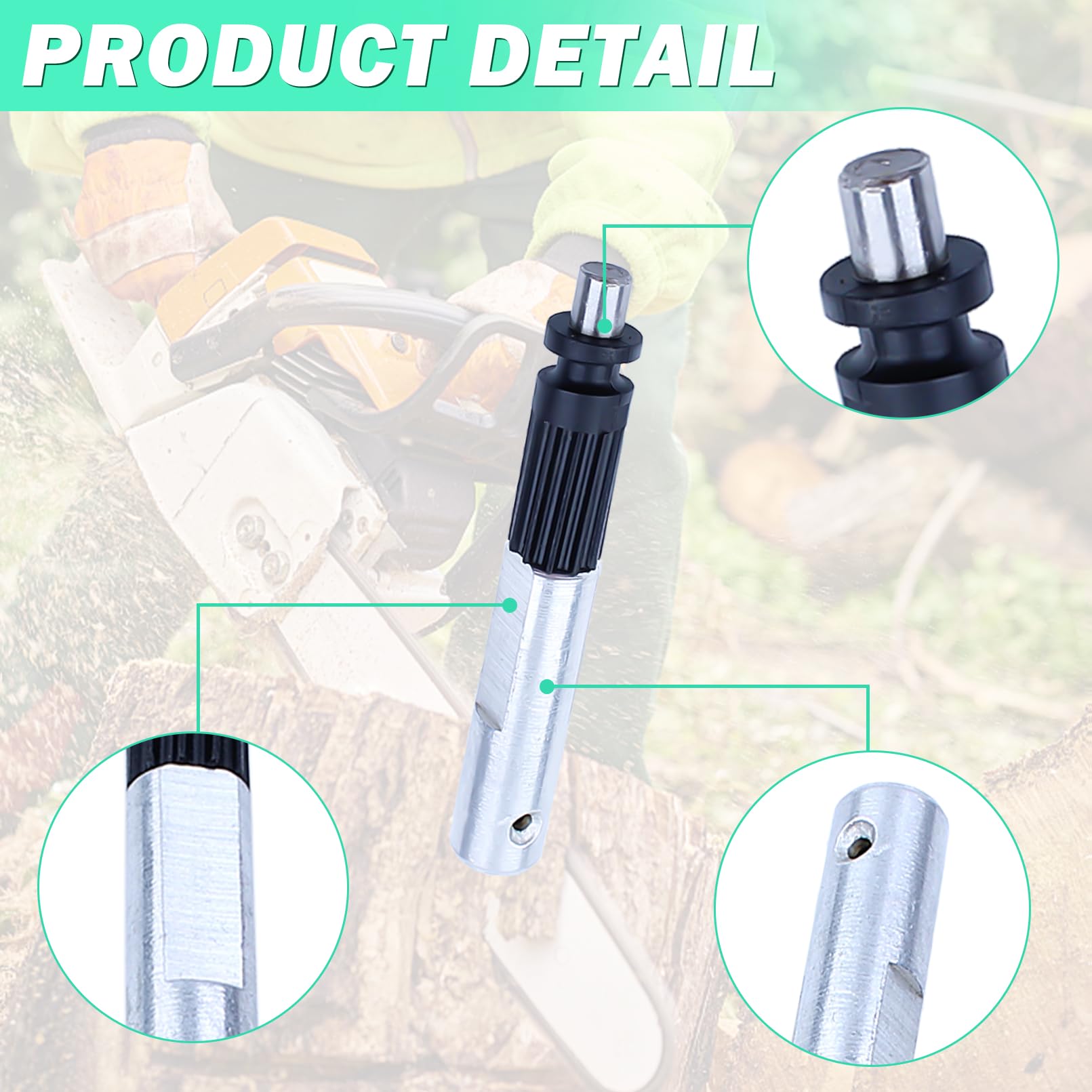 Adefol Ölpumpenschlauch-Set für Husqvarna 435,440E,445,450,450E,340,345,350 EPA, mit Schneckengetriebe, Pumpenkolben für Kettensäge Jonsered CS2240 503 93 21 01
