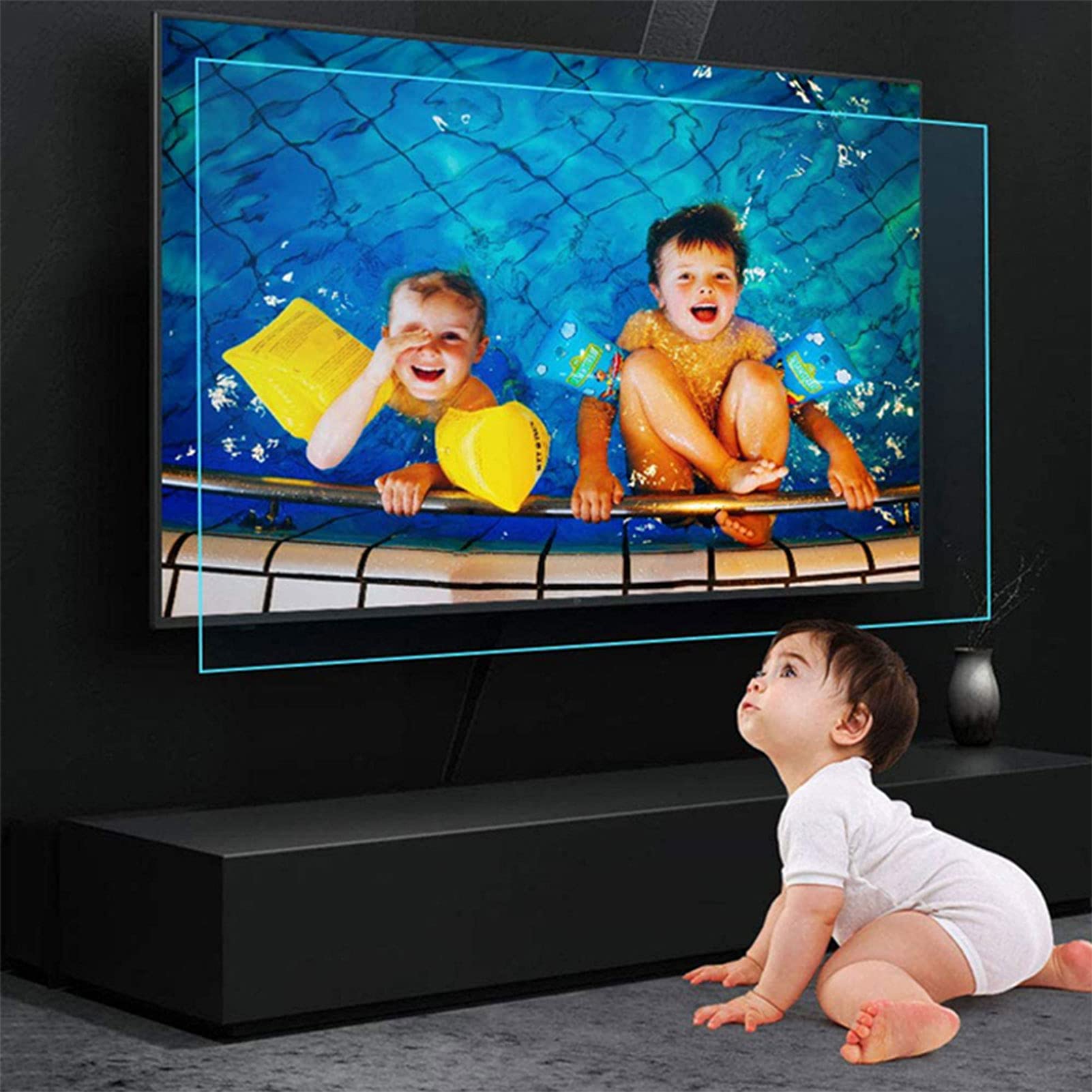58 Inch TV Screen Protector Anti-Blauw Licht & Anti-Glare - Matte Beschermfolie Met Anti-Reflectie