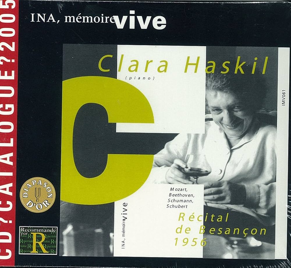 仏fnac　「1956年ブザンソン・ライヴ」　クララ・ハスキル LP レコード ハスキルの1956年ブザンソン・フェスティバル