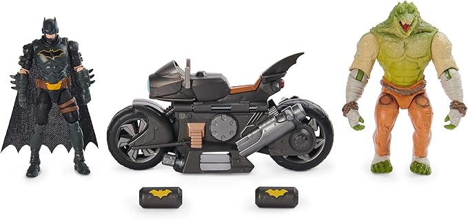 LEGO Batman: The Legacy of the Dark Knight - We Played It, and It's Worthy of the Arkham Series' LEGO Legacy 8 71EvfVPEVOL. AC SX679 DC Comics, Batman Transforming Batcycle Battle Pack with Exclusive 4-inch Killer Croc and Batman Action Figure, Kids Toys for Boys and Girls Ages 4+