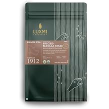 Luxmi Spiced Assam CTC Tea, Masala Chai Blend from India, TASTING NOTES Aromatic, bright, robust, spicy & zesty, 250 Grams