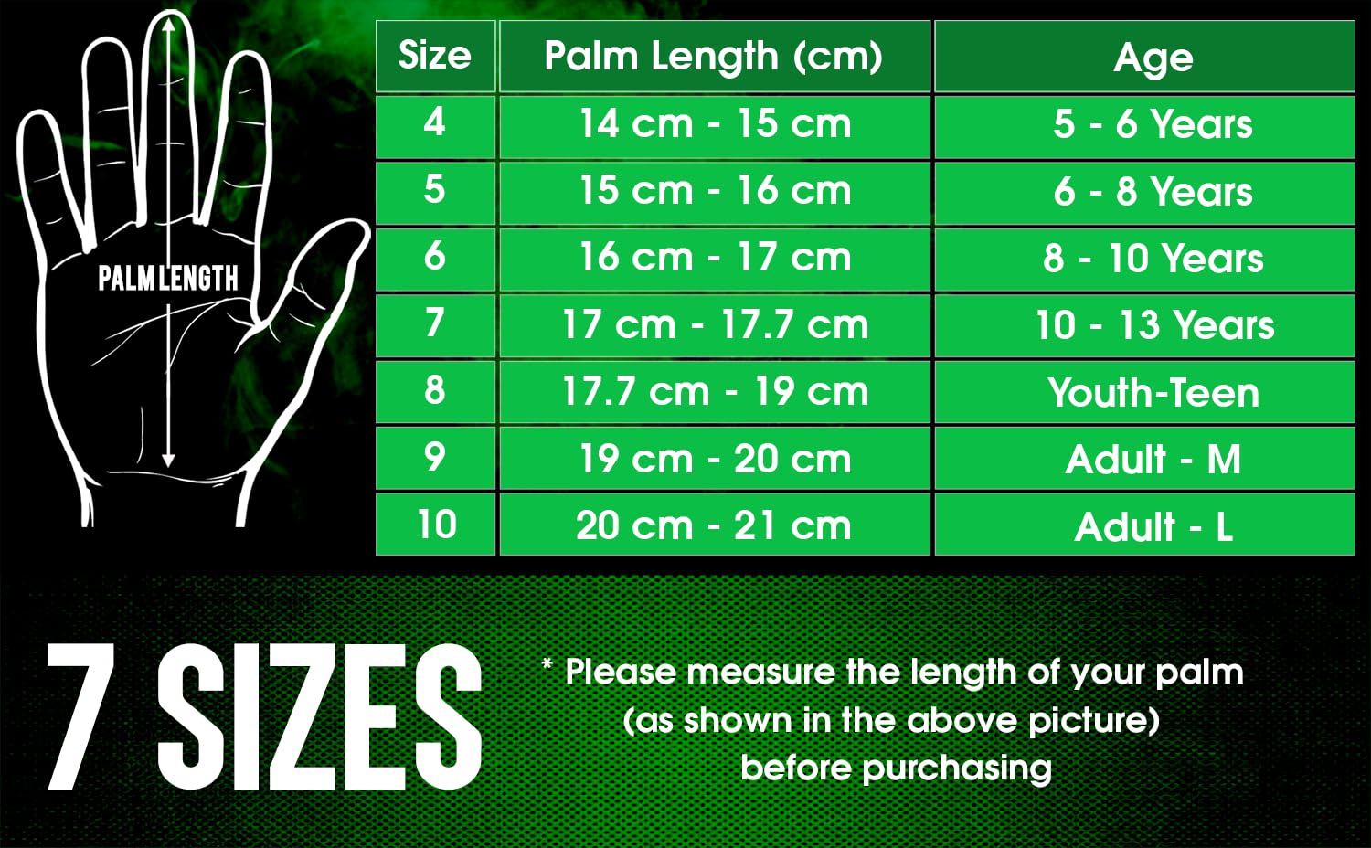 Adhawk Goalkeeper Gloves, Premium Quality Latex Palm with Finger Spine Protection & Double Layer Wristband - Image 7